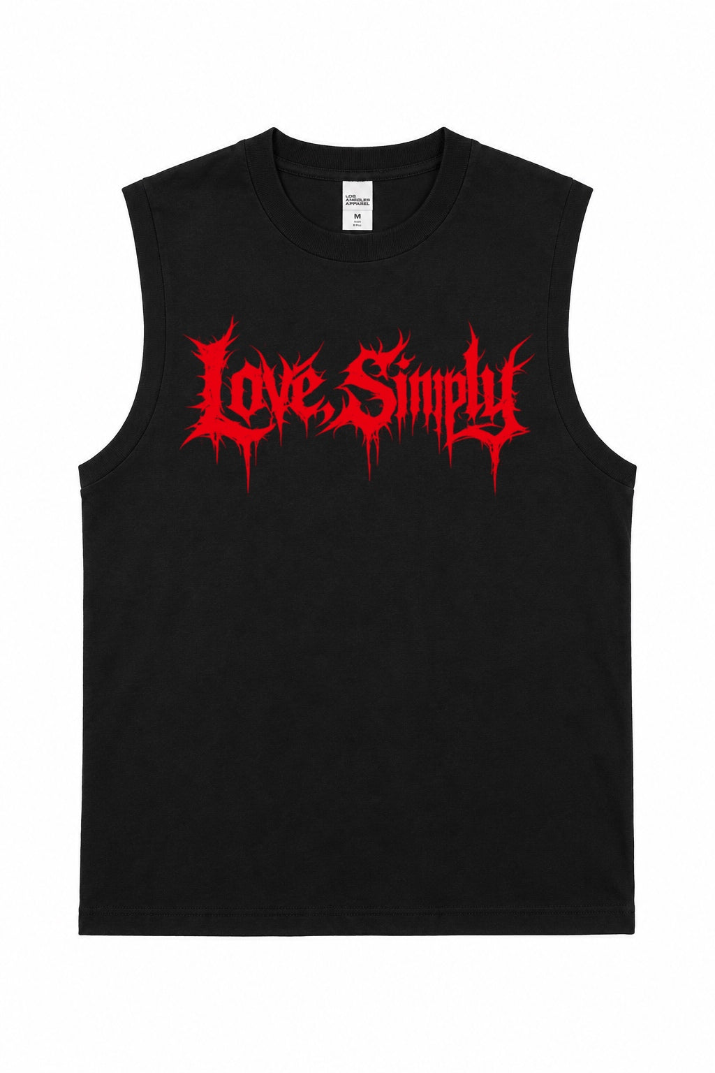 Hardcore Script Sleeveless Shirt